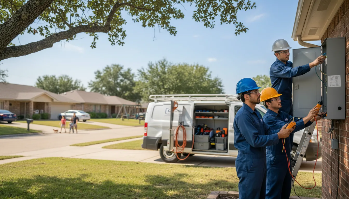 Certified electrician providing emergency electrical services in Essex, IL